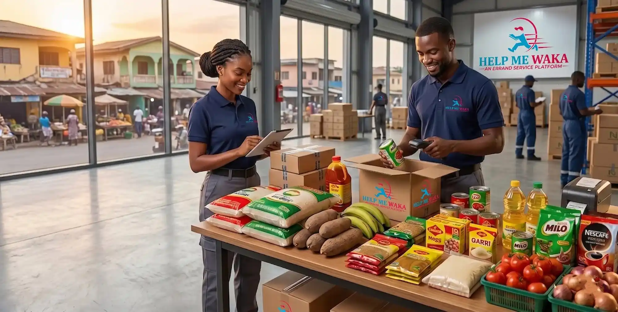 Grocery shopping across borders